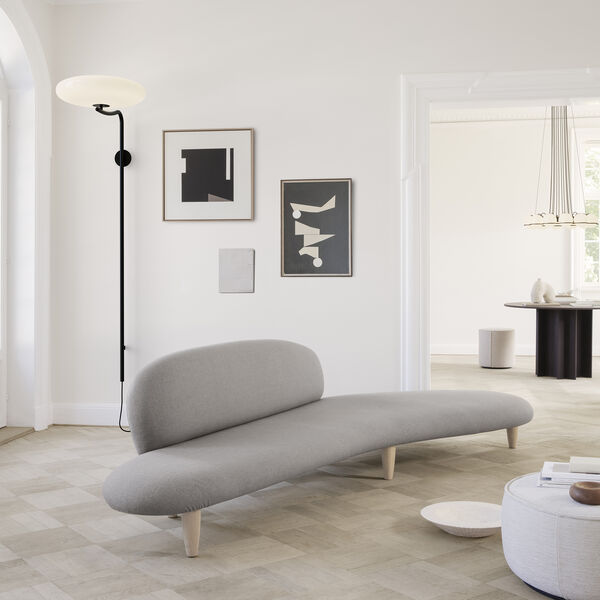 Model 2065 Wall Lamp, opaline Model 2065 Wall Lamp, opaline, Astep
