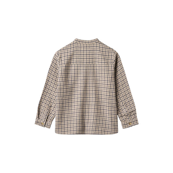 Shirt L/S Willum, blue check, Wheat