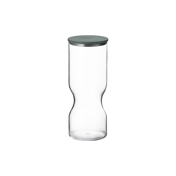 ALFREDO Vorratsdose gro&szlig; 1,5 l, Glas/gr&uuml;n, Georg Jensen
