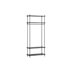 Shelving System 2001F, black, MOEBE