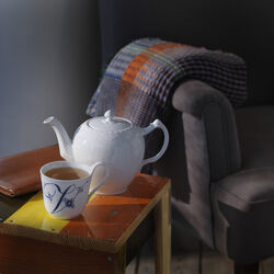 Wei&szlig;e Halbspitze Teekanne, Royal Copenhagen