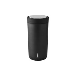 To Go Click Thermobecher, black metallic, Stelton