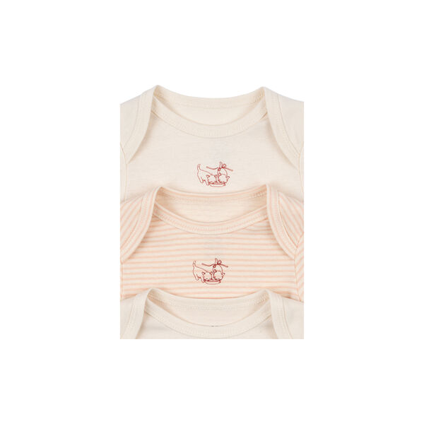 Fio Stripe 3-pack LS Body, blush mix, Konges Sl&oslash;jd