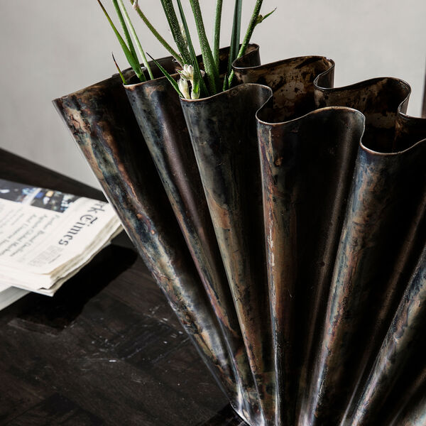 HDFlood Vase, antique brown, House Doctor