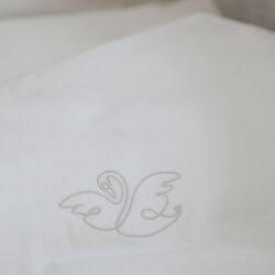 Baby Bedding Swan, light, We Are Bitte