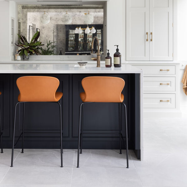 PLAYchair Barstuhl, cognac, Bruunmunch Furniture