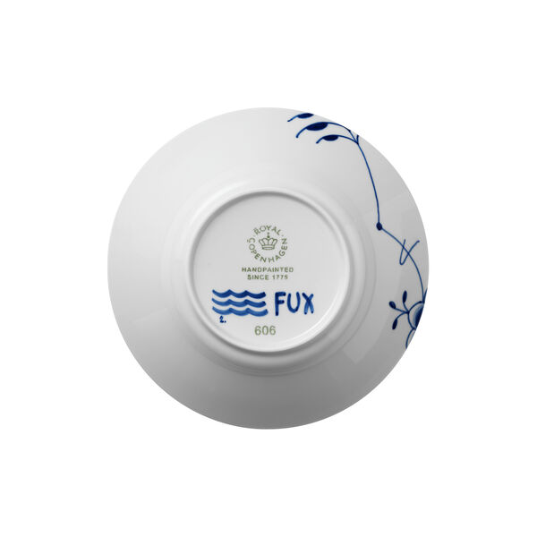 Mega Blau Gerippt tiefer Teller, 24 cm, Royal Copenhagen