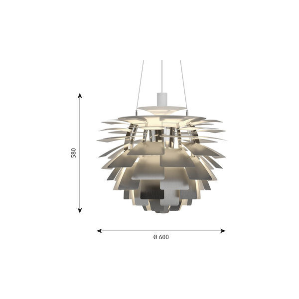 PH Artichoke, stainless steel, Louis Poulsen