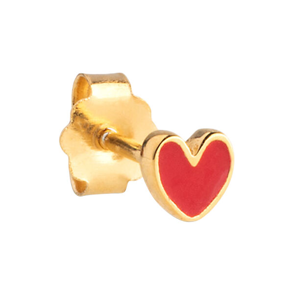 Amore Stud single, red, ENAMEL Copenhagen
