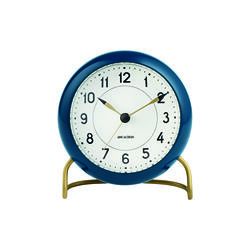 AJ Station Tischuhr, petroleum, Arne Jacobsen Clocks