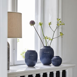 Hammersh&oslash;i-Vase, indigo, K&auml;hler Design