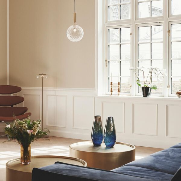 Miira 1 Large Pendant, brass/optic clear, Nuura