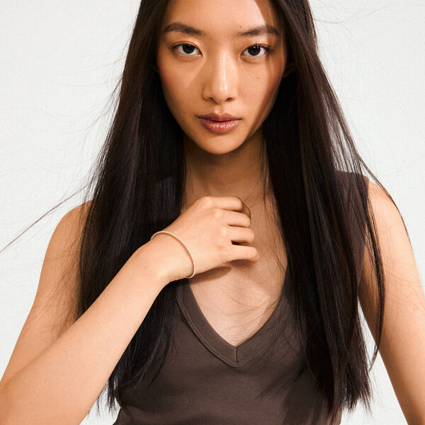 ARASH pearl bracelet, gold plated, Pilgrim