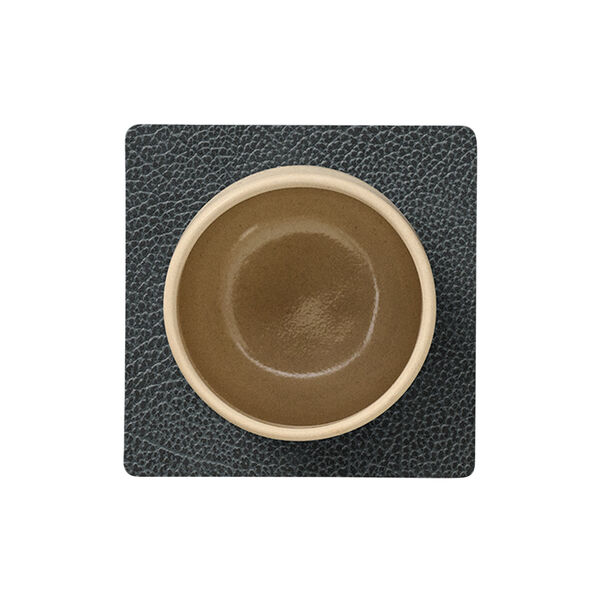 Hippo glass mat Square, anthracite, LIND DNA