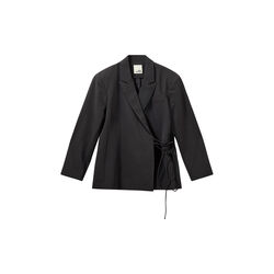 SussieSW Blazer mit Bindeband, dark grey, Sofie Schnoor