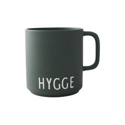 HYGGE Favourite cup with handle, dark green, Design Letters