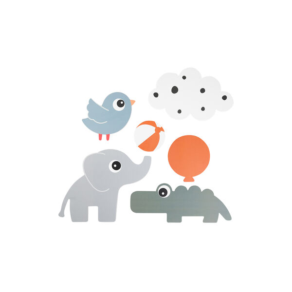 Hirsch Freunde Wanddekoration 6 Stk., farbmix, Done by Deer