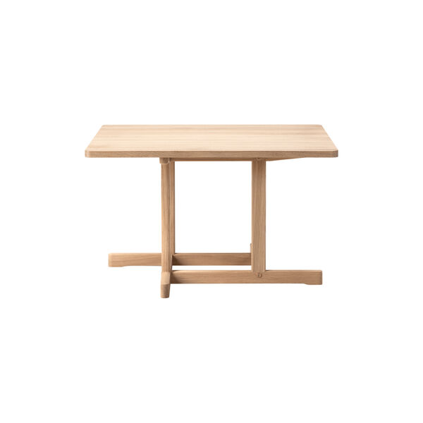 BM80 Mogensen Coffee Table 90x90 cm, soap treated oak, Fredericia Furniture