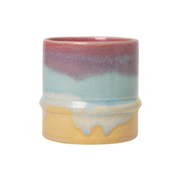 Poppery-Becher, pink/mint/gelb, K&auml;hler