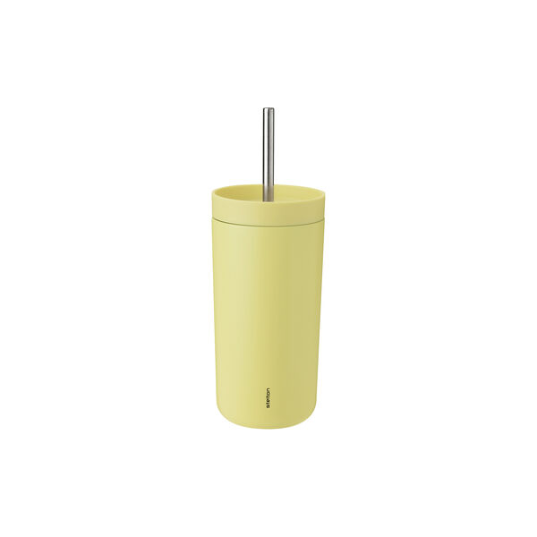 To Go Sip vacuum insulated cup with straw, laevis, Stelton