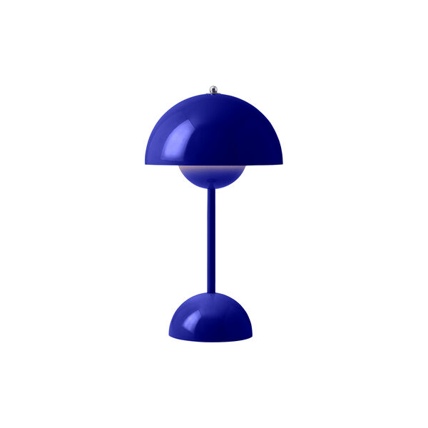 Flowerpot VP9 Portable Table Lamp, cobalt blue, &Tradition
