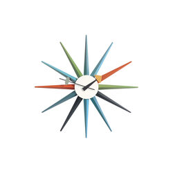 Sunburst Wanduhr, multi colour, Vitra 