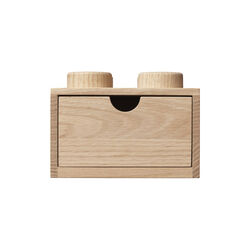 LEGO® 2x2 Desk Drawer, soap treated oak, Room Copenhagen