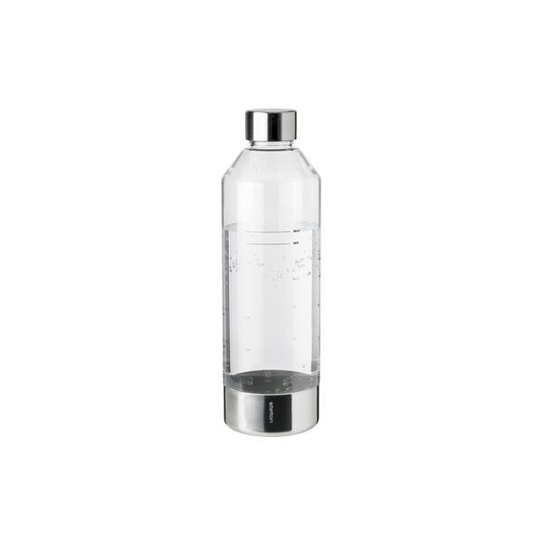 Brus Carbonating Bottle, clear/steel, Stelton