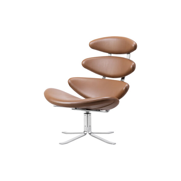 Corona Chair Loungesessel, nutshell, Fredericia Furniture
