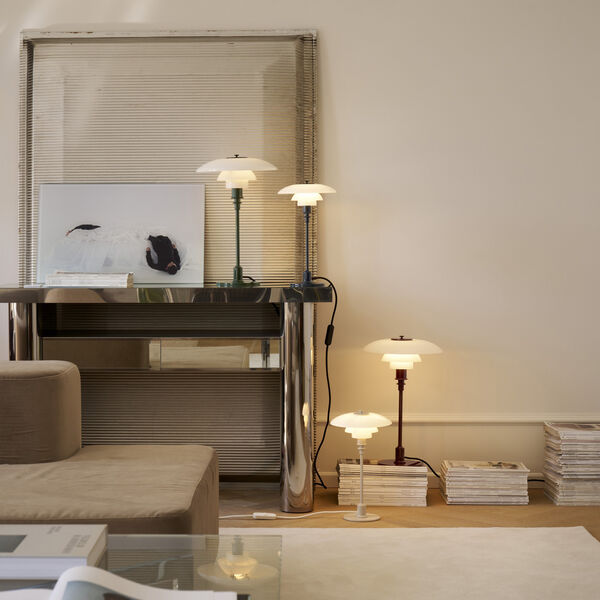 PH 2/1 Table Lamp, glossy deep blue, Louis Poulsen