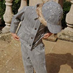 Fenderkappe, naval stripe, Konges Sl&oslash;jd