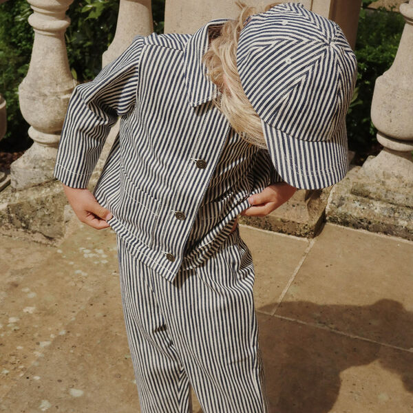 Fenderkappe, naval stripe, Konges Sl&oslash;jd