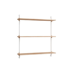 Wall Shelving Standard, oak/white, MOEBE