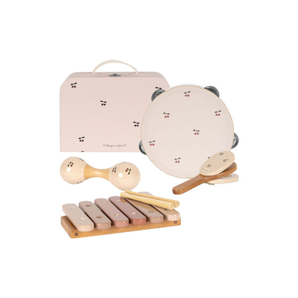 Musik-Set gl&auml;nzend, cherry, Konges Sl&oslash;jd