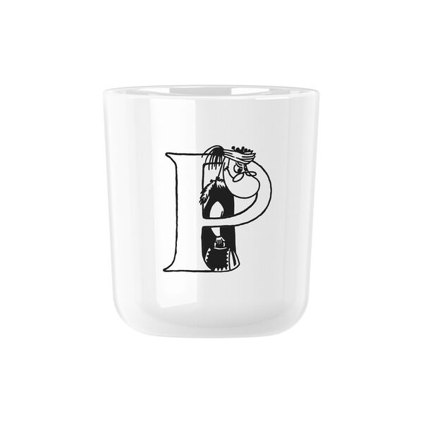 Moomin ABC Tasse P, moomin white, RIG-TIG