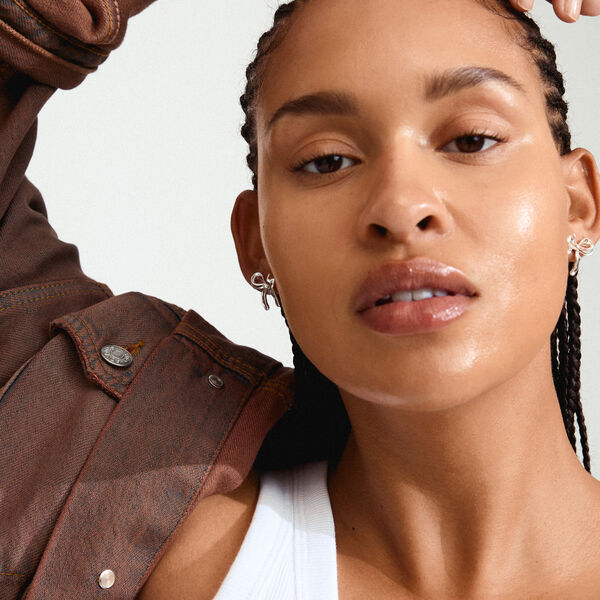 CASSIAN Studs, silver plated, Pilgrim