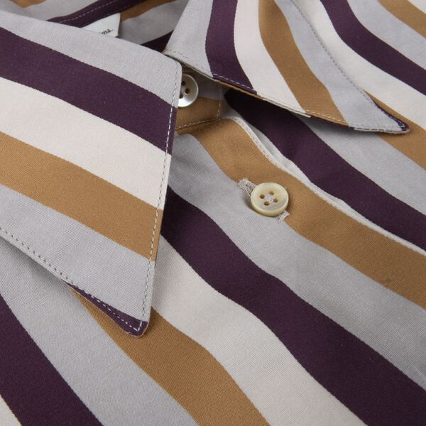 Karina Shirt, beige stripe, Stenstr&ouml;ms
