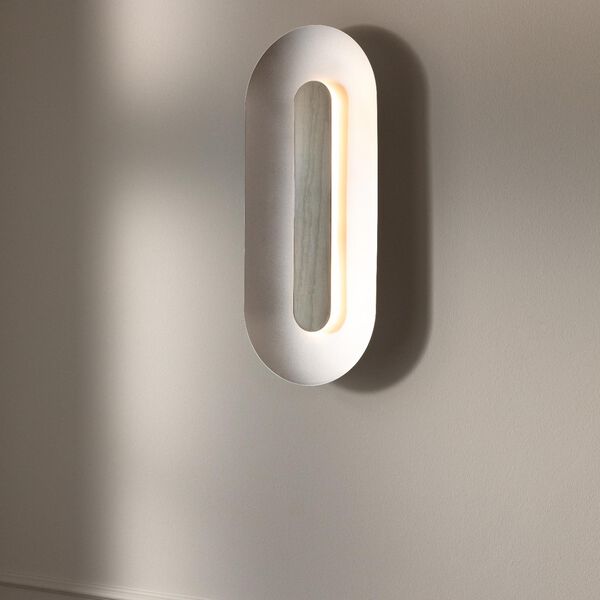 Sasi Large Wall Lamp, silver, Nuura