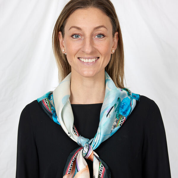 AQUARIUS Silk Scarf, Bella Ballou