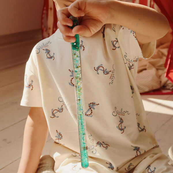 Magischer Glitzerstab, green mix, Konges Sl&oslash;jd