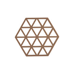 Topfuntersetzer Dreiecke, mandelfarben, Zone Denmark