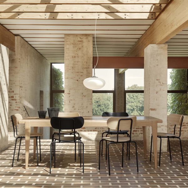 Stemlite Pendelleuchte, black chrome, GUBI