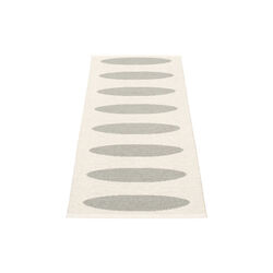 Ella Plastic Rug, warm grey/vanilla, Pappelina