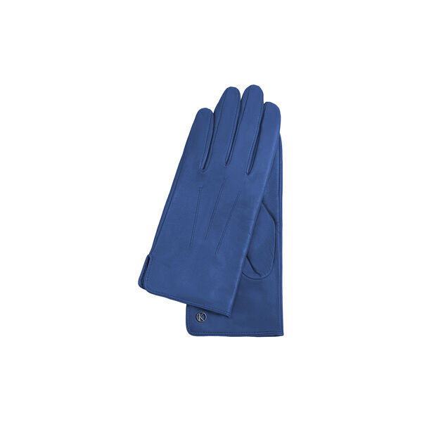 Carla Leather Gloves, denim blue, Kessler