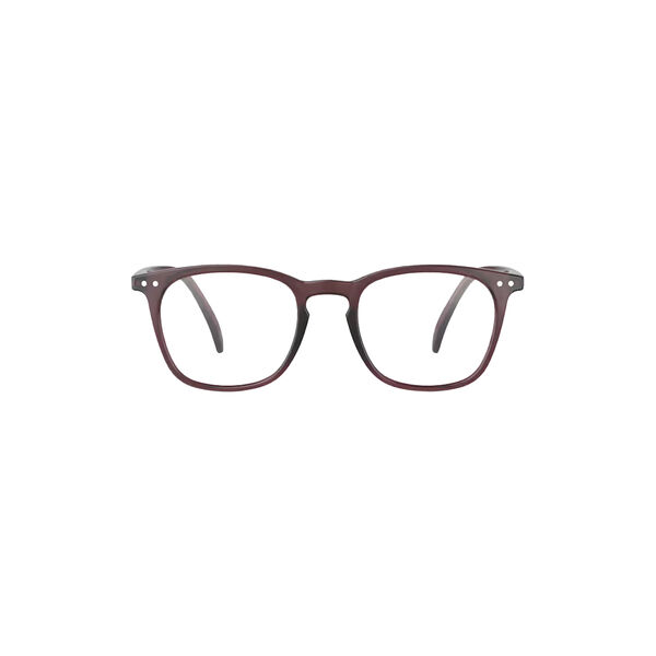 #E READING Brille, old leather, IZIPIZI
