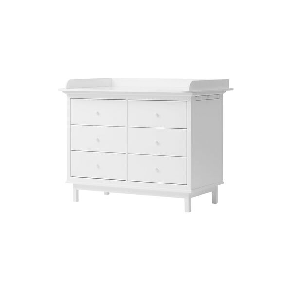 Seaside Nursery Dresser with 6 Drawers, Oliver Furniture