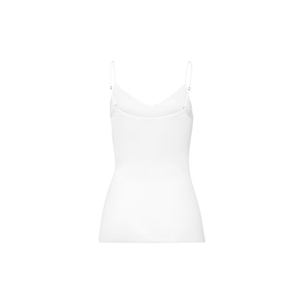 Cotton Seamless Spaghetti Top, white, HANRO