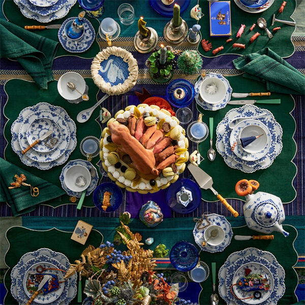 Musselmalet Vollspitze Platte, Royal Copenhagen