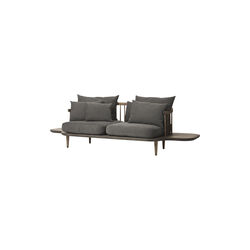 Fly SC3 2-seater Sofa, Hot Madison 093/smoked oiled oak, &Tradition