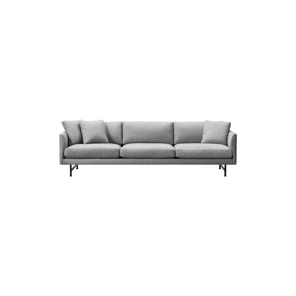 5623 Calmo 80 3-Sitzer-Sofa, gr&aring;/sort, Fredericia Furniture
